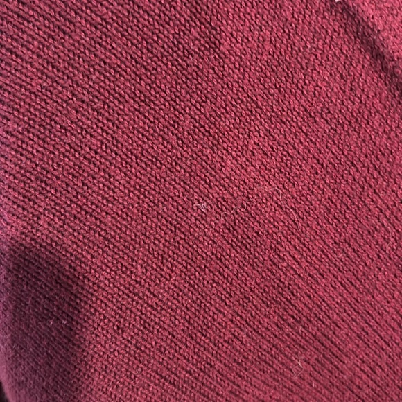 Banana Republic burgundy cardigan sweater with pockets size small - Picture 6 of 8